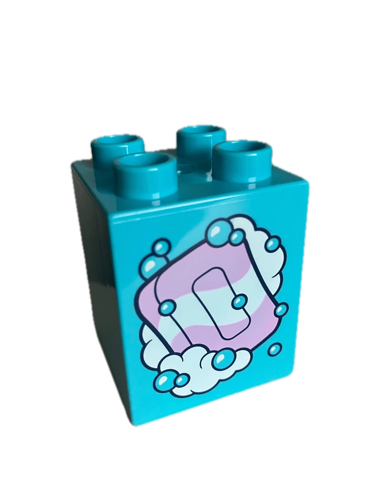 Lego® Duplo® kostka s potiskem toaletního papíru